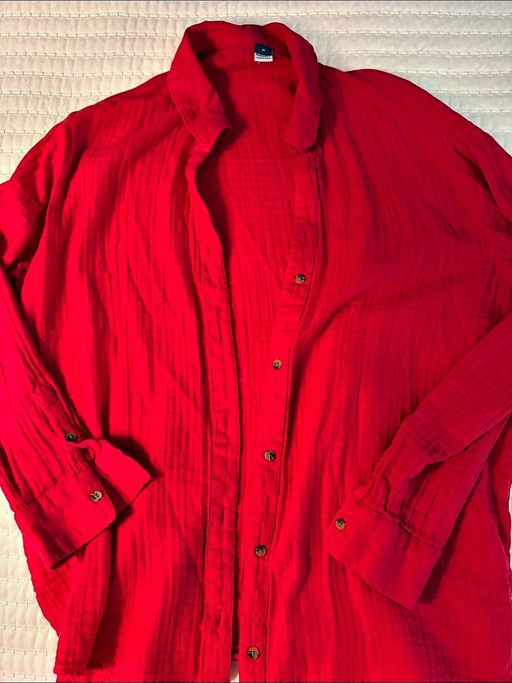 Old Navy pink Cotton Button Down Size Medium